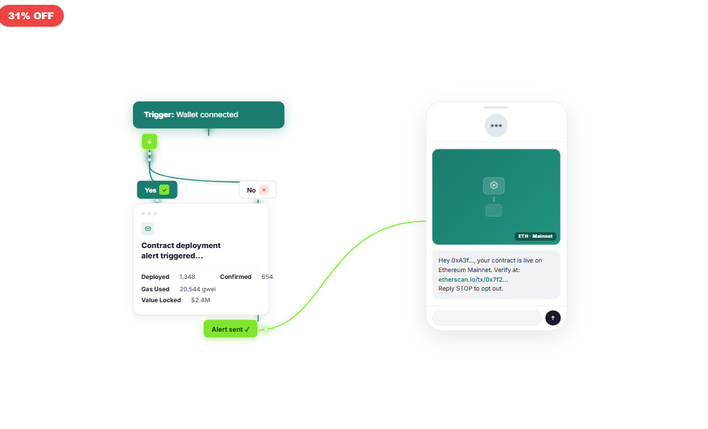 Blockchain Automation Flow
