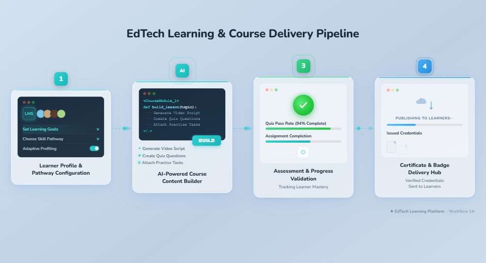 EdTech Learning & Course Delivery Pipeline