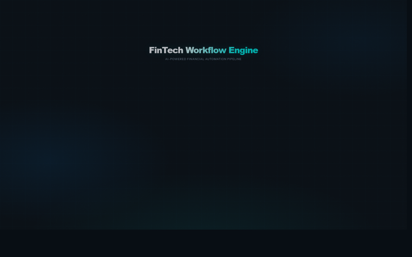 FinTech Workflow Engine