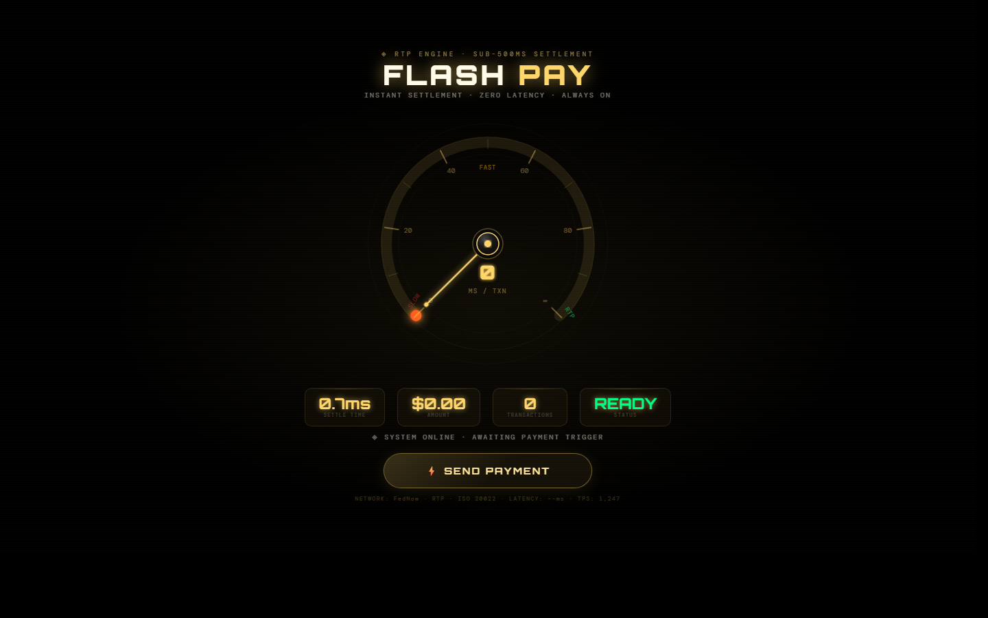 Flash-Pay · Instant Settlement