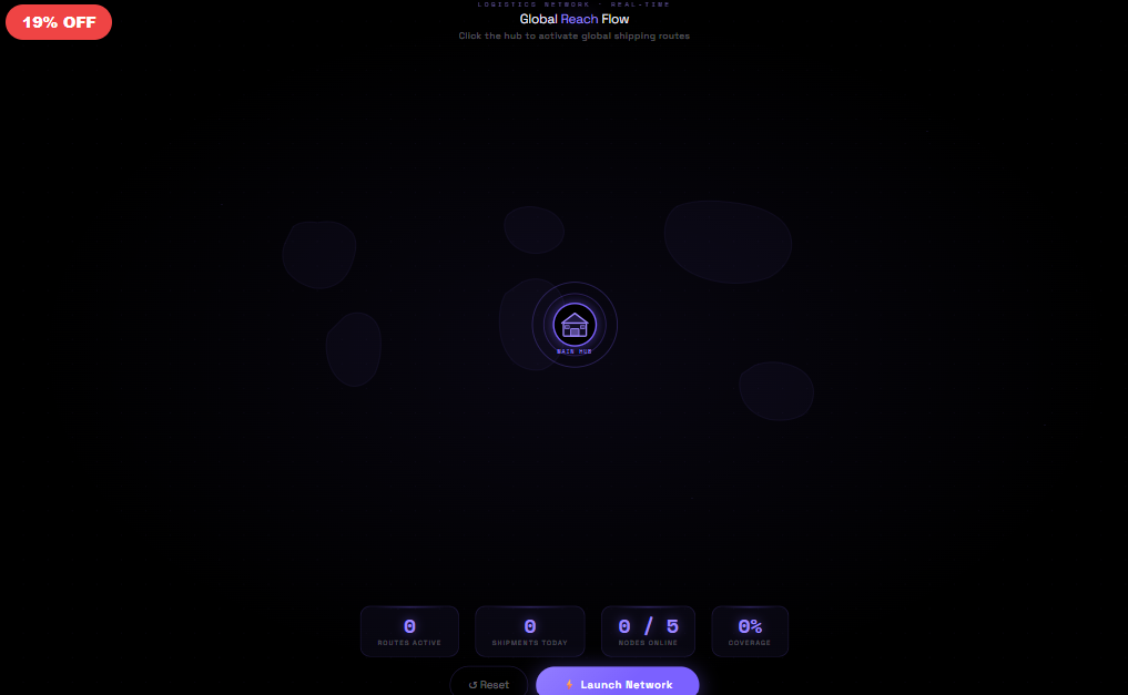Global Reach — Map Flow