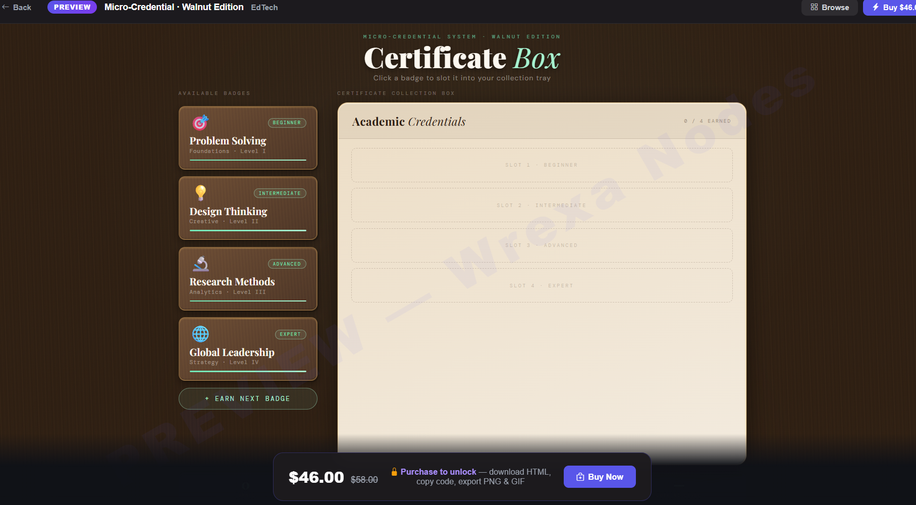 Micro-Credential · Walnut Edition