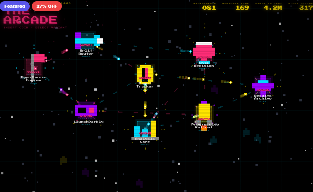 The Arcade — A/B Testing & Feature Flags