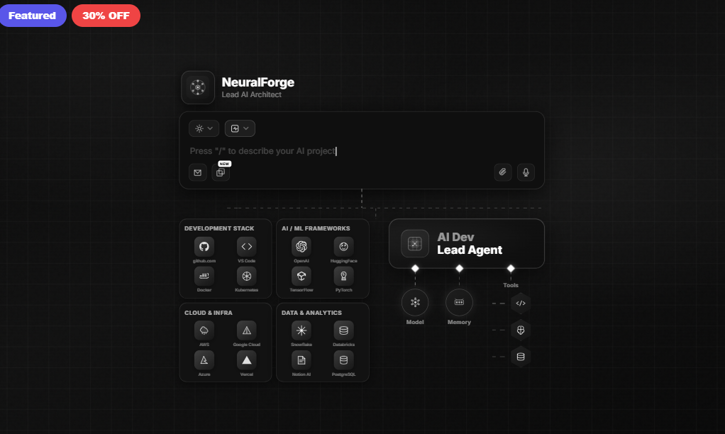NeuralForge – Lead AI Architect