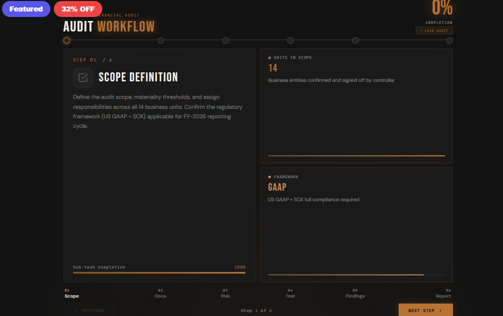 Step-Slider · Financial Audit