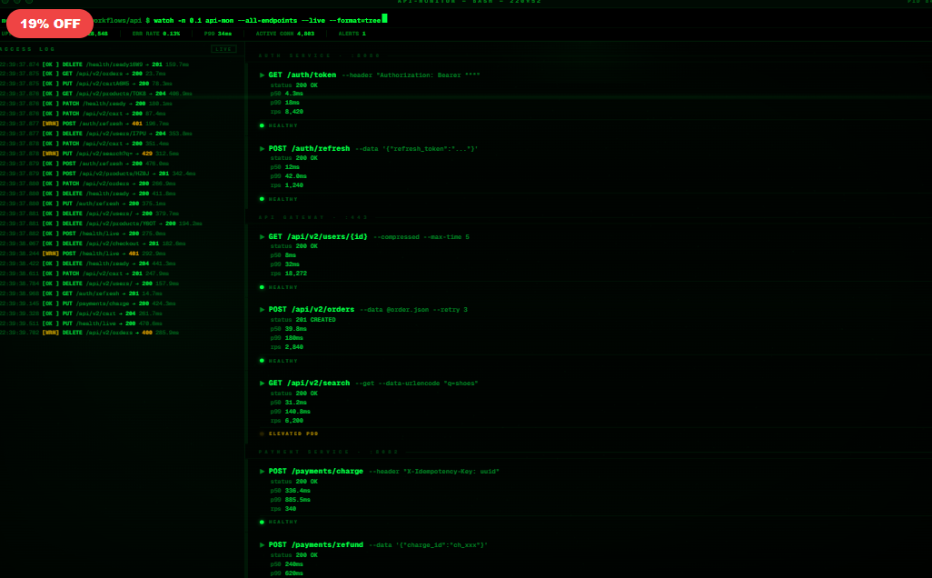 The Terminal — API Monitoring &amp; Debugging