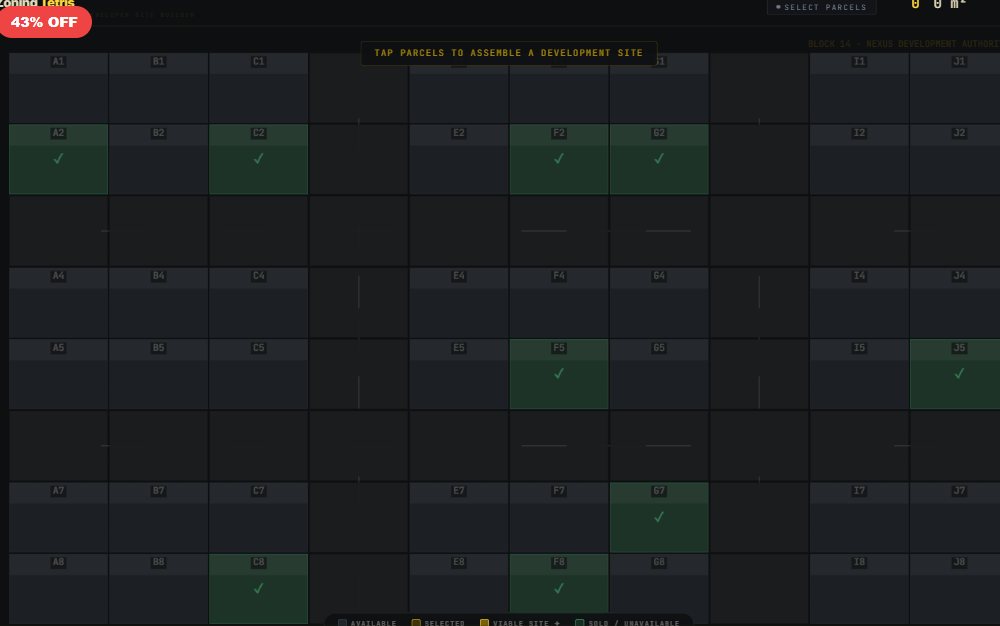 Zoning Tetris — Parcel Assembly